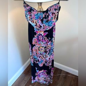 Express strapless maxi dress. Size XS.